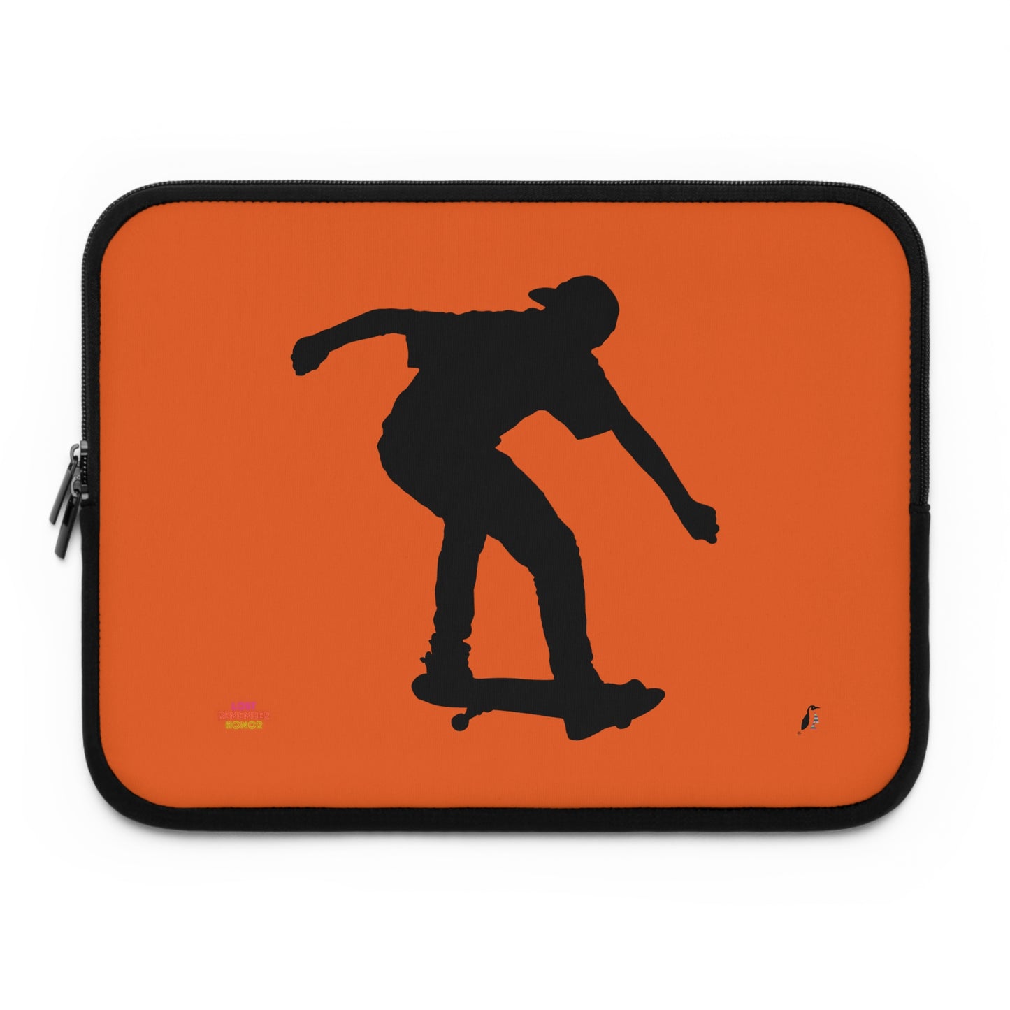 Laptop Sleeve: Skateboarding Orange