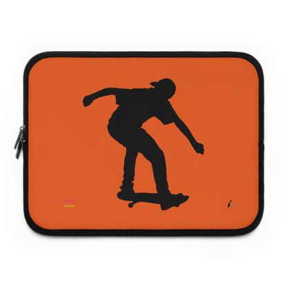 Laptop Sleeve: Skateboarding Orange