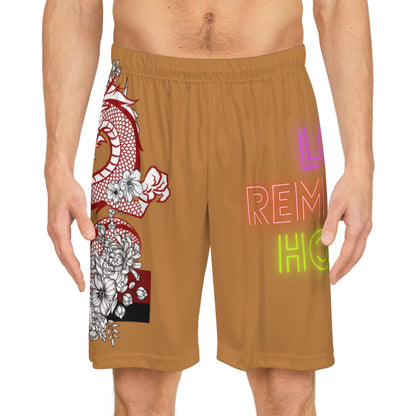 Basketball Shorts: Dragons Lite Brown