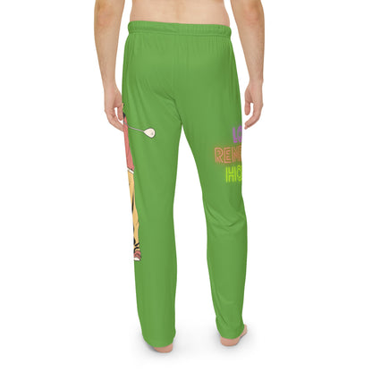 Men's Pajama Pants: Golf Green