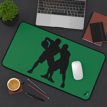 Desk Mat: Basketball Dark Green