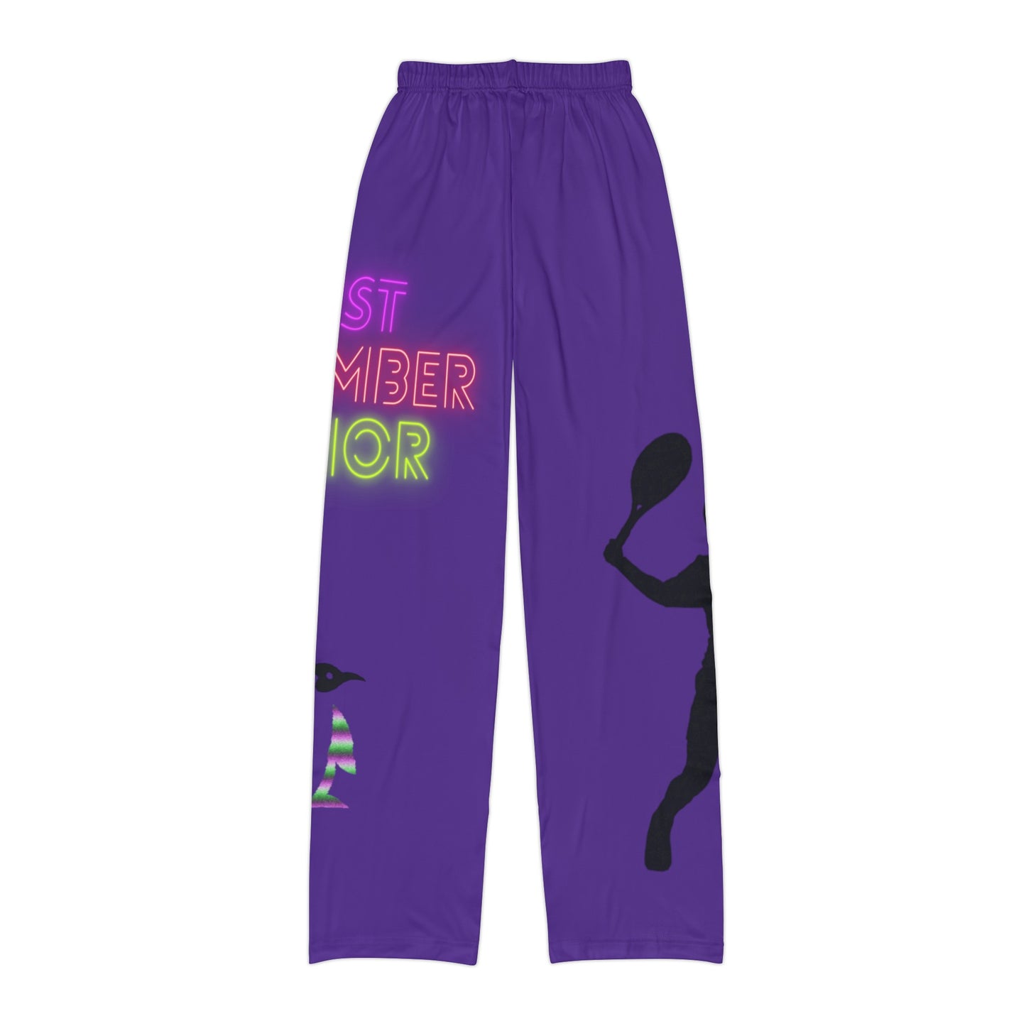 Kids Pajama Pants: Tennis Purple