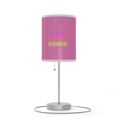 Lamp on a Stand, US|CA plug: Racing Lite Pink