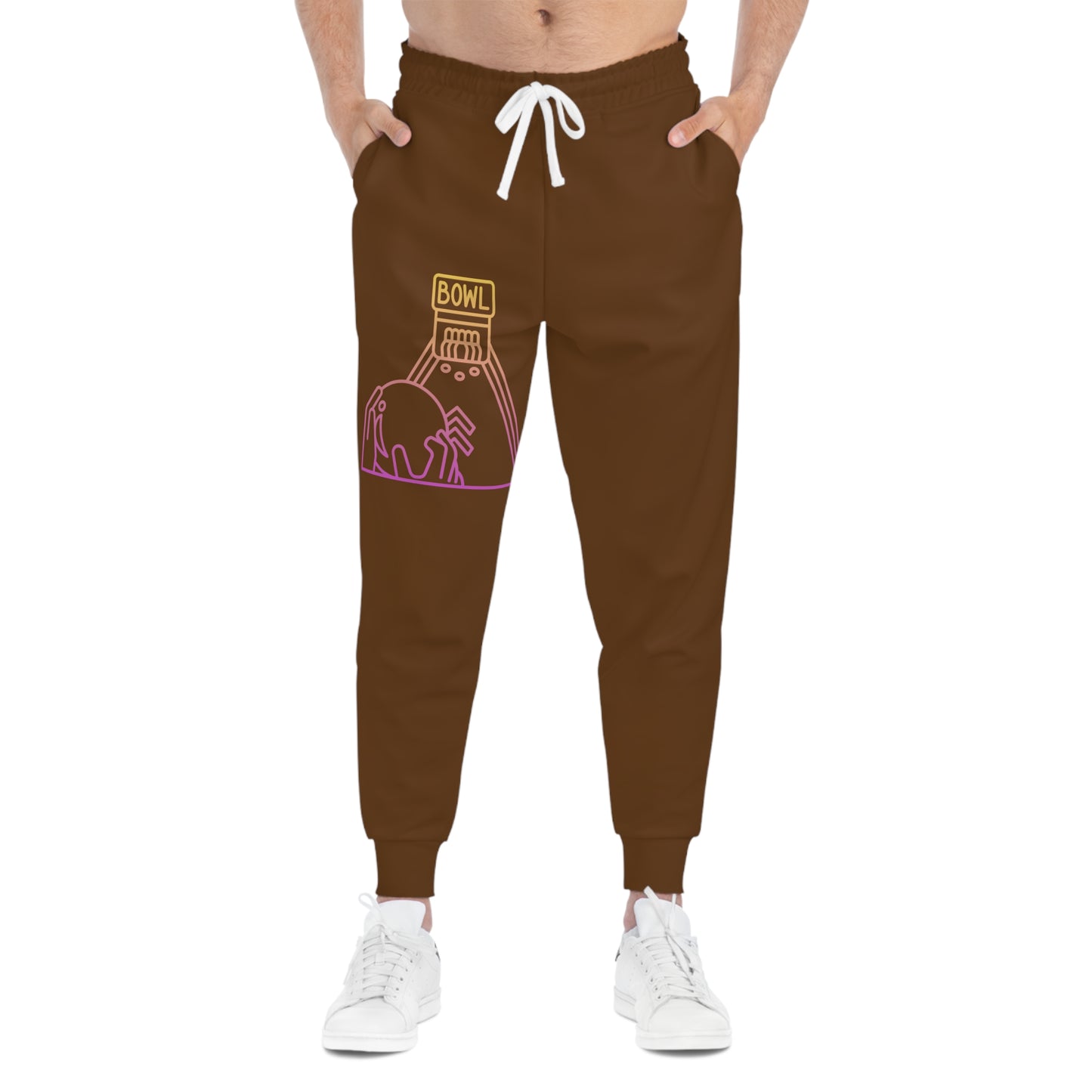 Athletic Joggers: Bowling Brown