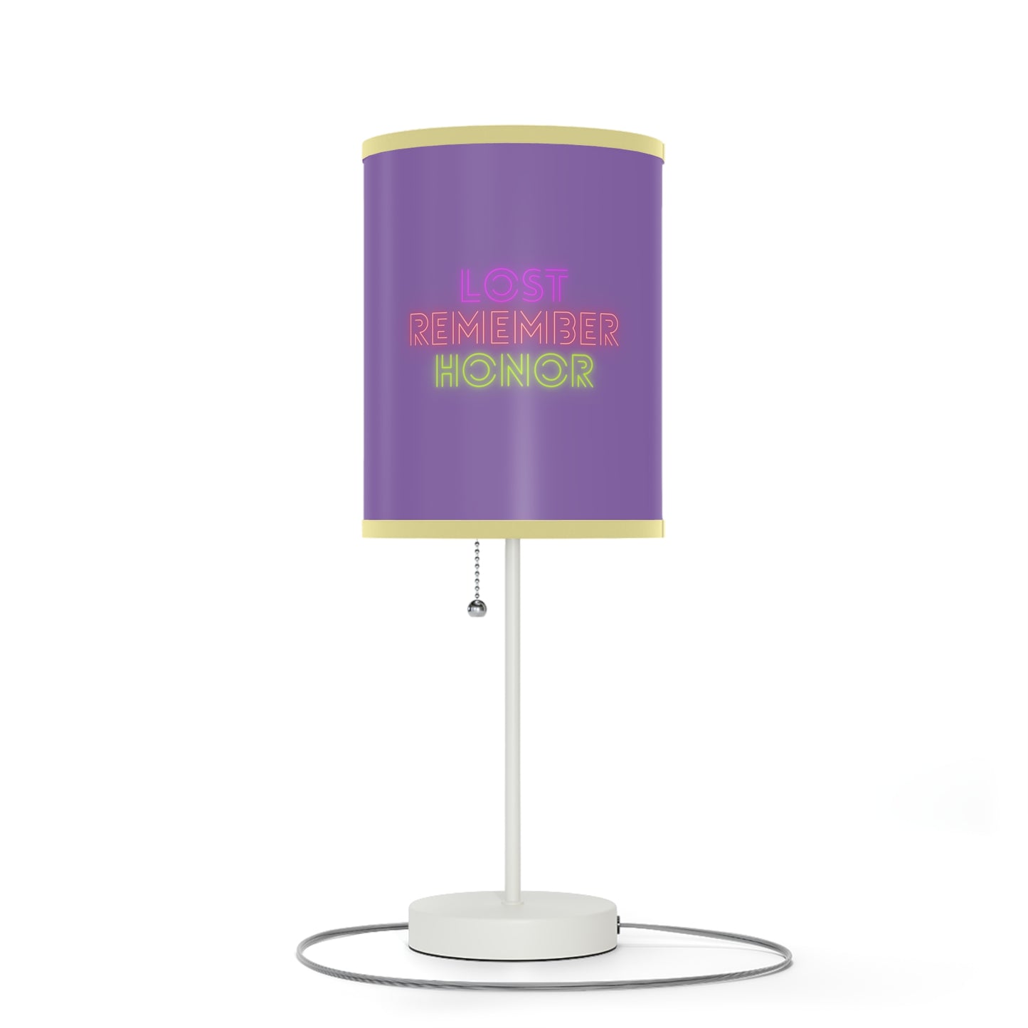 Lamp on a Stand, US|CA plug: Baseball Lite Purple