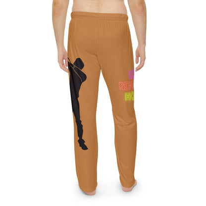 Men's Pajama Pants: Dance Lite Brown