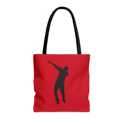 Tote Bag: Dance Dark Red