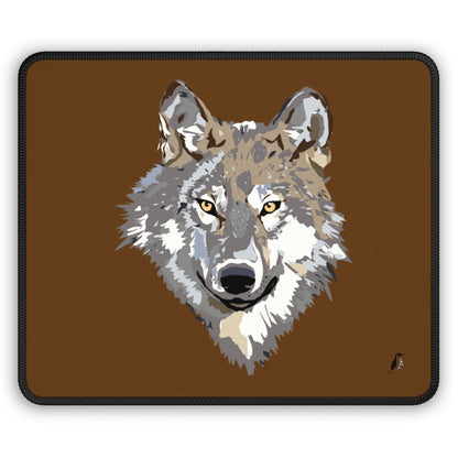 Gaming Mouse Pad: Wolves Brown