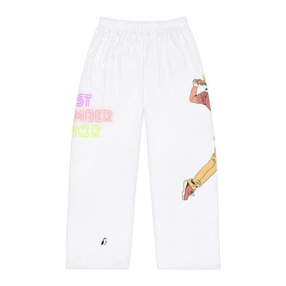 Men's Pajama Pants: Golf White