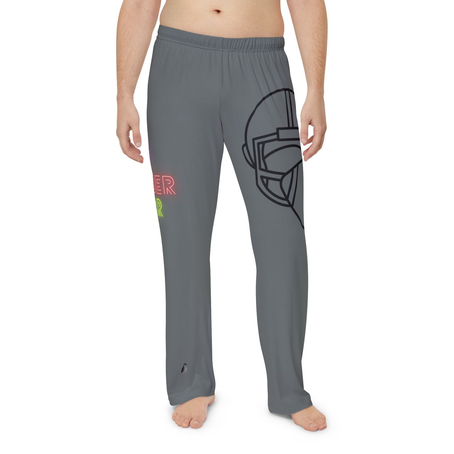 Men's Pajama Pants: Football Dark Grey