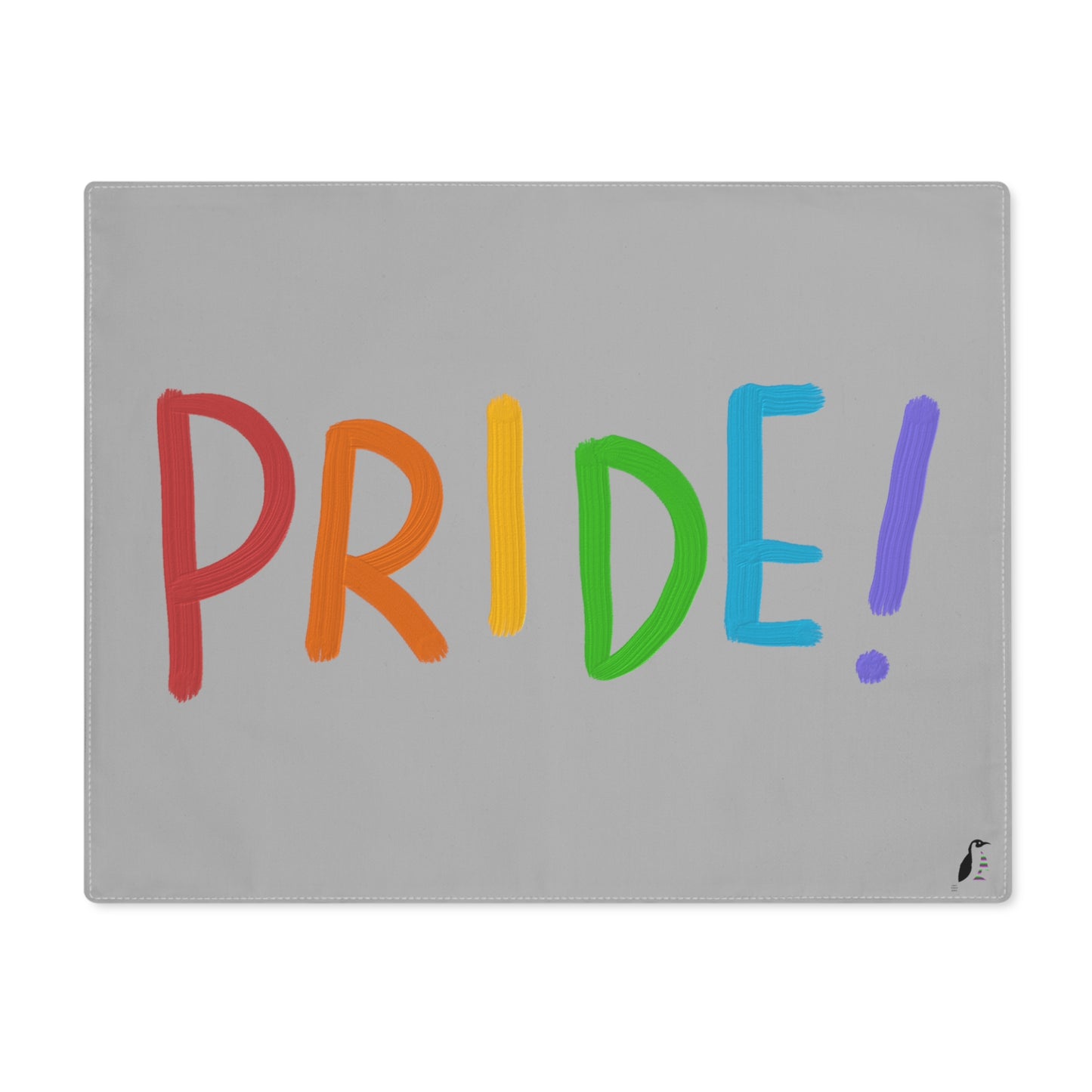 Placemat, 1pc: LGBTQ Pride Lite Grey