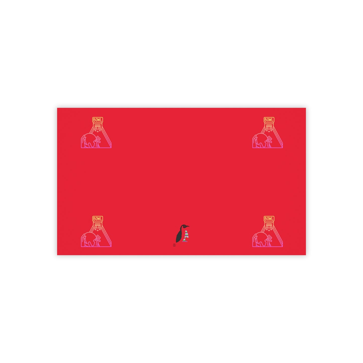 Post-it® Note Pads: Bowling Dark Red