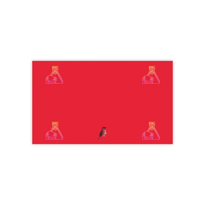 Post-it® Note Pads: Bowling Dark Red