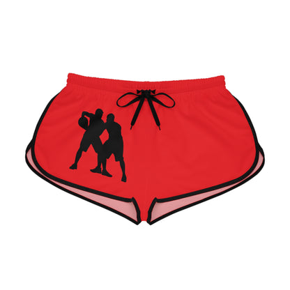 Women's Relaxed Shorts: Basketball Red