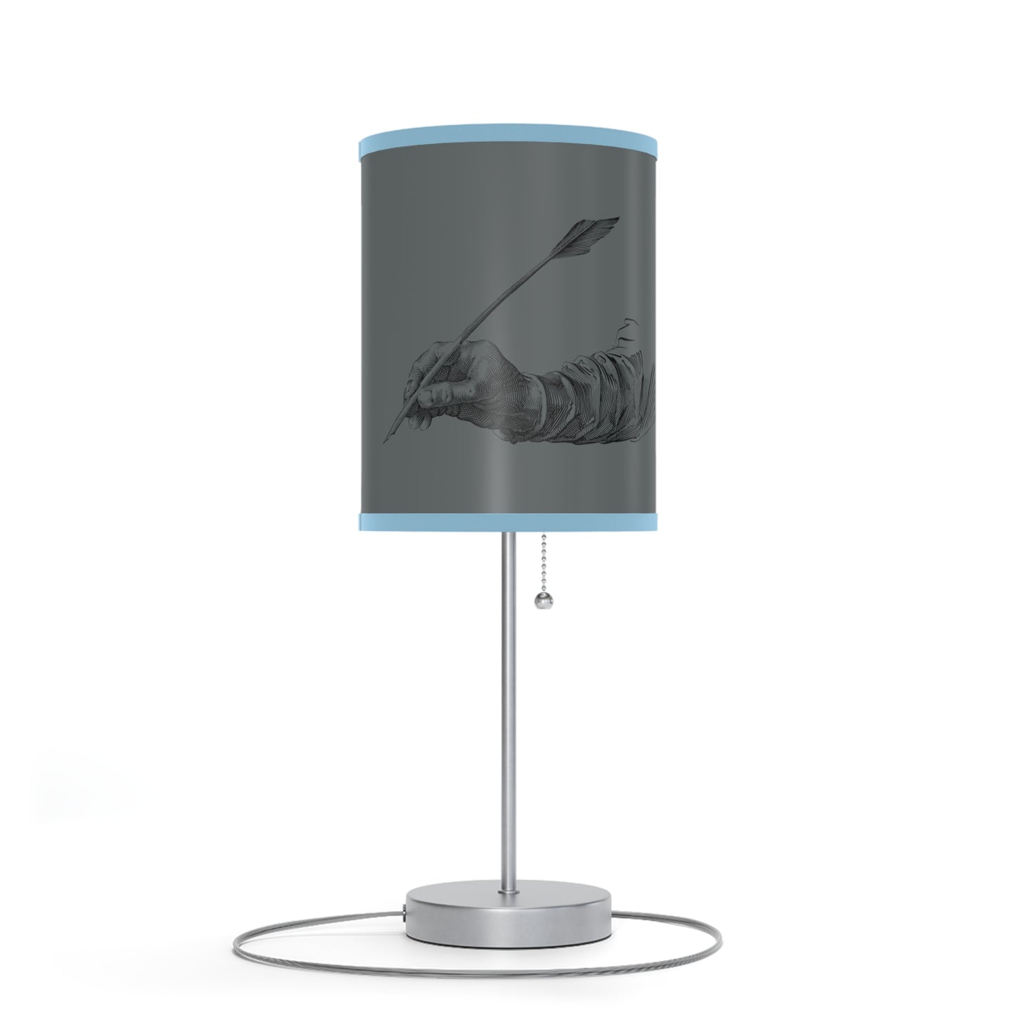 Lamp on a Stand, US|CA plug: Writing Dark Grey