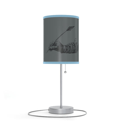 Lamp on a Stand, US|CA plug: Writing Dark Grey