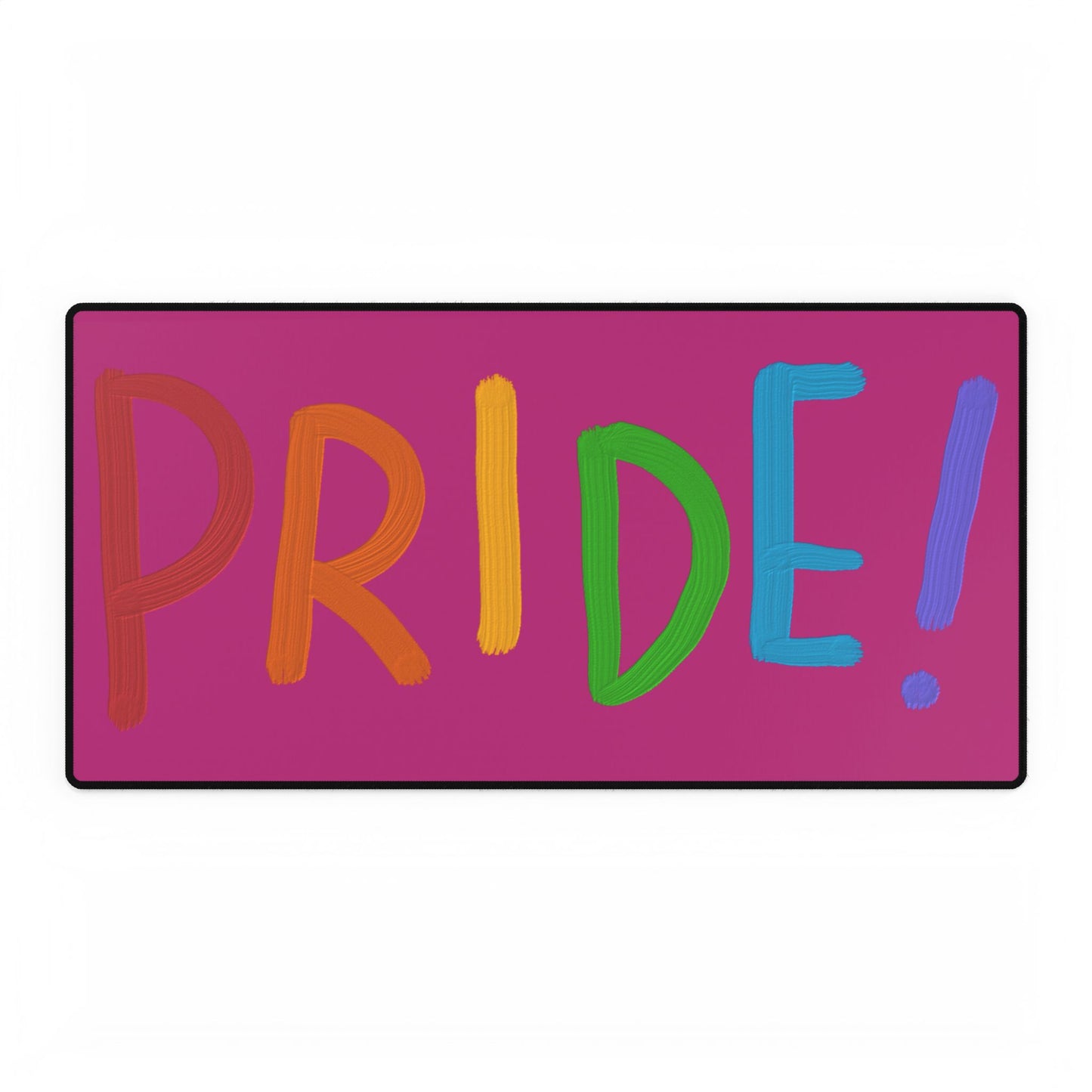 Desk Mats: LGBTQ Pride Pink