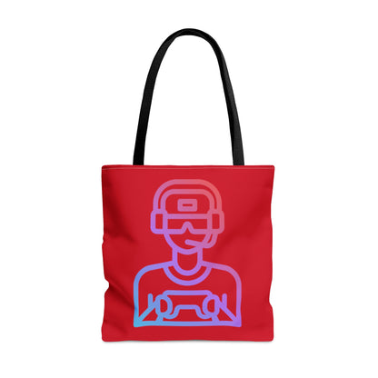 Tote Bag: Gaming Dark Red