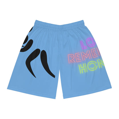 Basketball Shorts: Wrestling Lite Blue