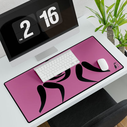 Desk Mats: Wrestling Lite Pink