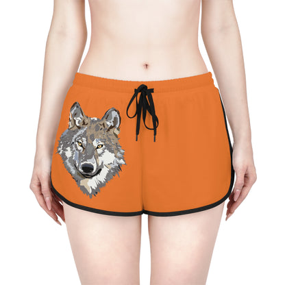 Women's Relaxed Shorts: Wolves Crusta