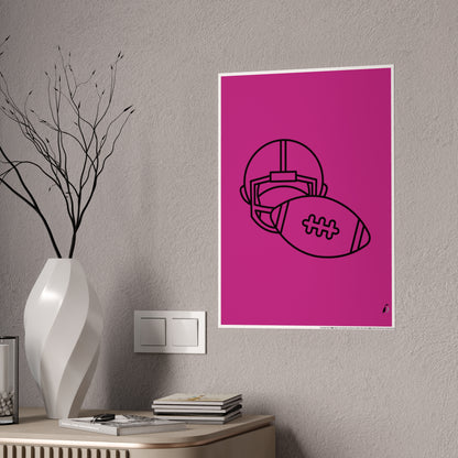 Gloss Posters: Football Pink
