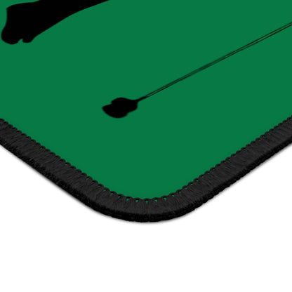 Gaming Mouse Pad: Fishing Dark Green