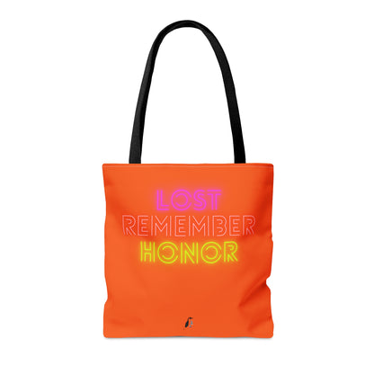 Tote Bag: Weightlifting Orange