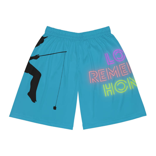 Basketball Shorts: Fishing Turquoise