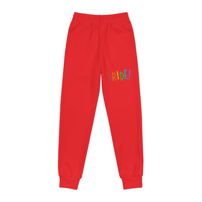 Youth Joggers: LGBTQ Pride Red