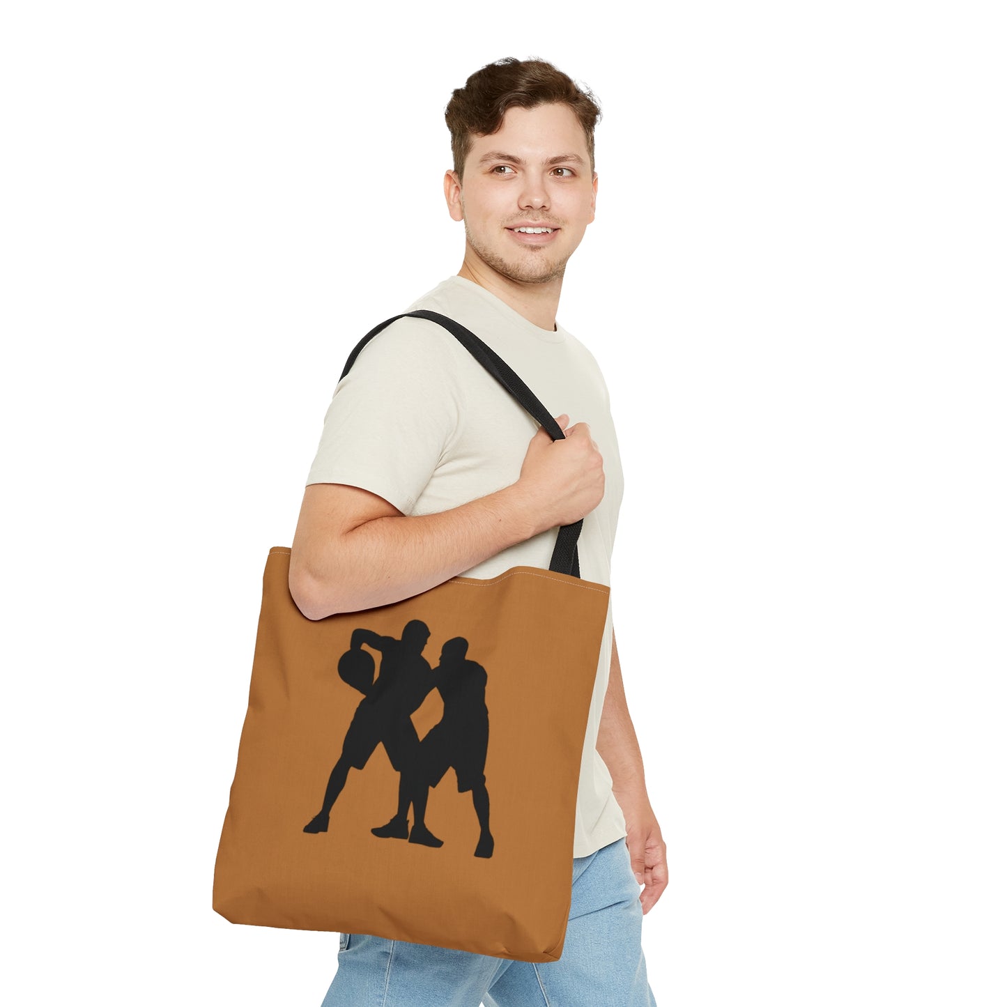 Tote Bag: Basketball Lite Brown