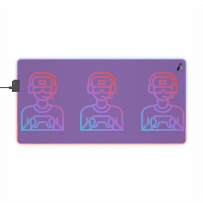 LED Gaming Mouse Pad: Gaming Lite Purple