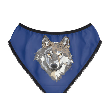 Women's Briefs: Wolves Dark Blue