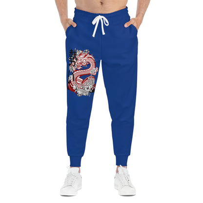 Athletic Joggers: Dragons Dark Blue