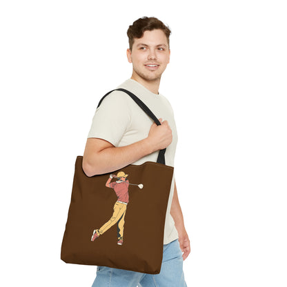 Tote Bag: Golf Brown