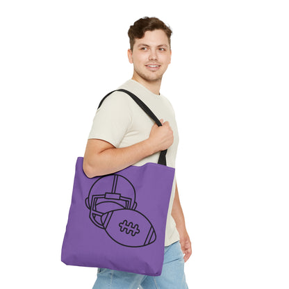 Tote Bag: Football Lite Purple