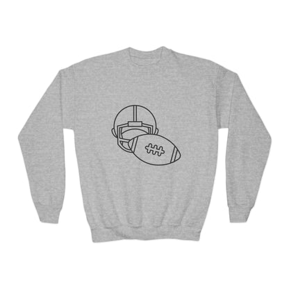 Youth Crewneck Sweatshirt: Football