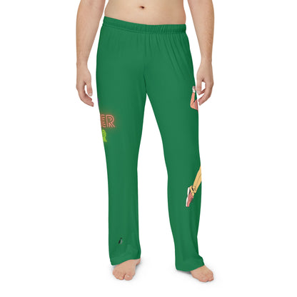 Men's Pajama Pants: Golf Dark Green