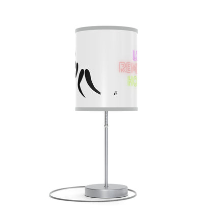 Lamp on a Stand, US|CA plug: Wrestling White