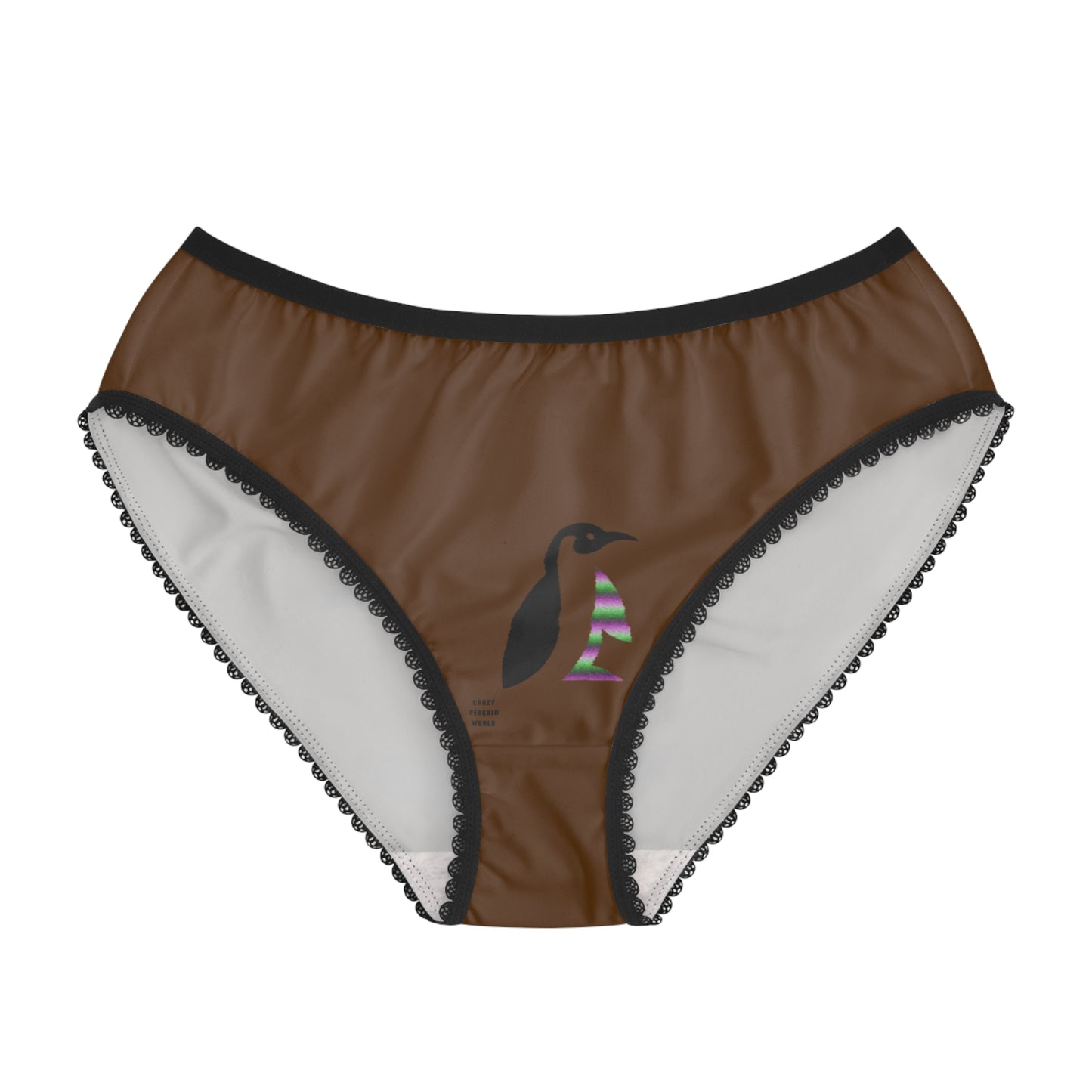 Women's Briefs: Skateboarding Brown