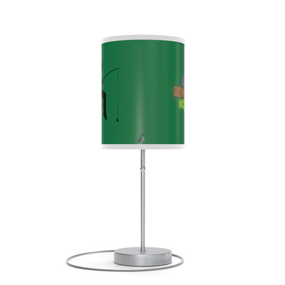 Lamp on a Stand, US|CA plug: Fishing Dark Green