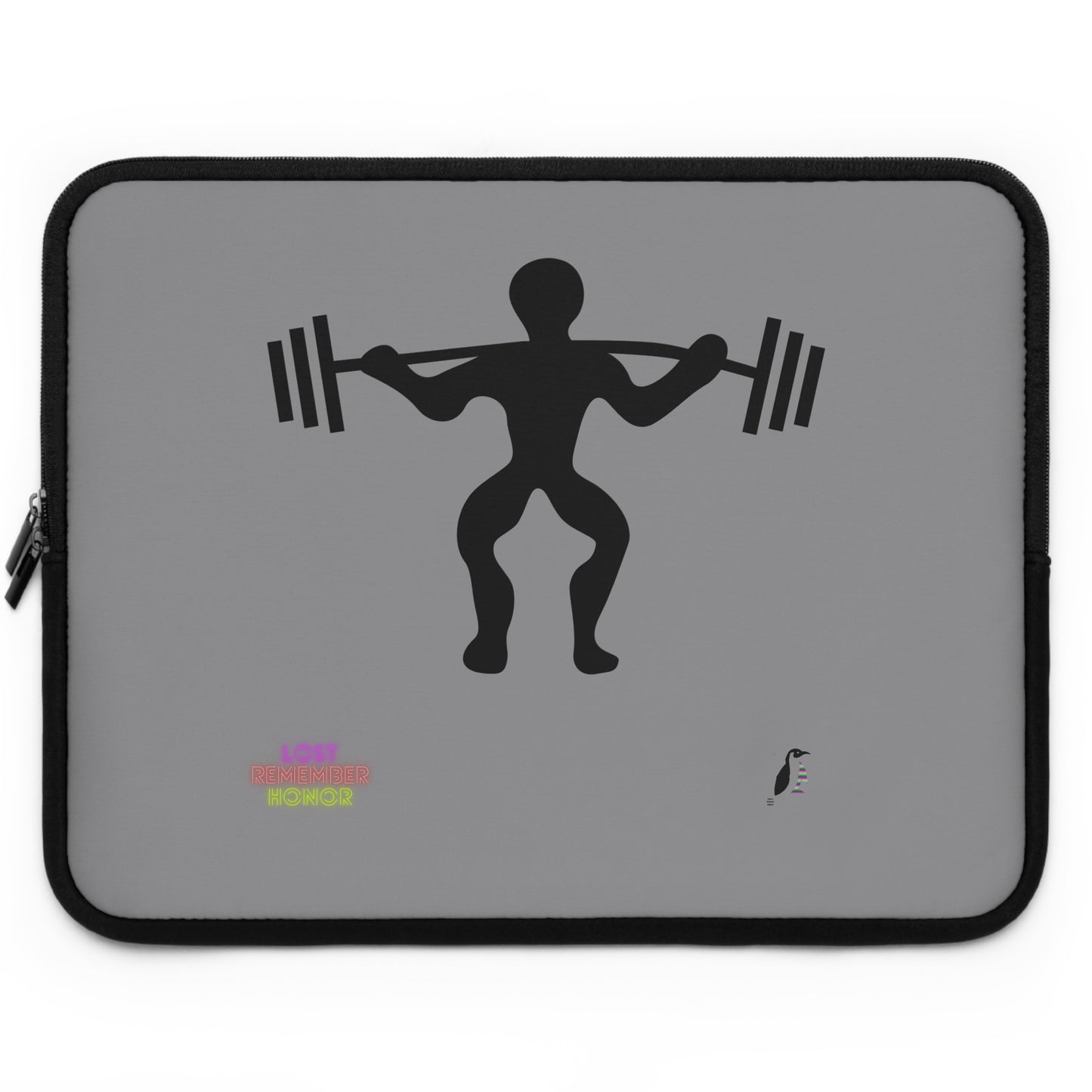 Laptop Sleeve: Weightlifting Grey