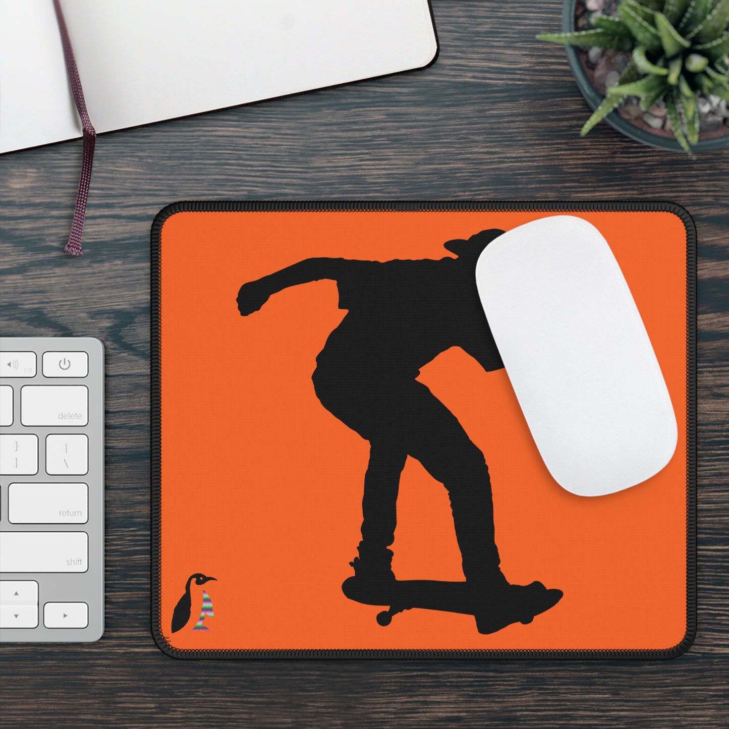 Gaming Mouse Pad: Skateboarding Orange