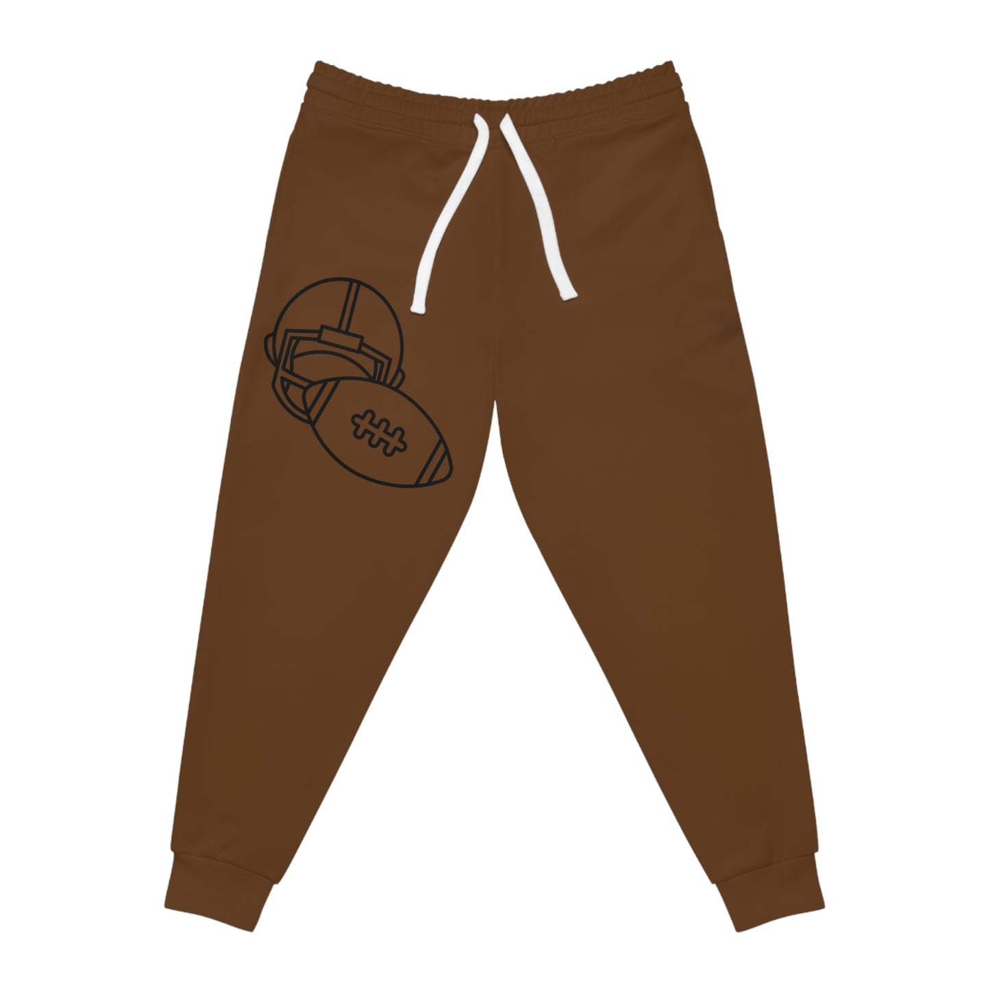 Athletic Joggers: Football Brown