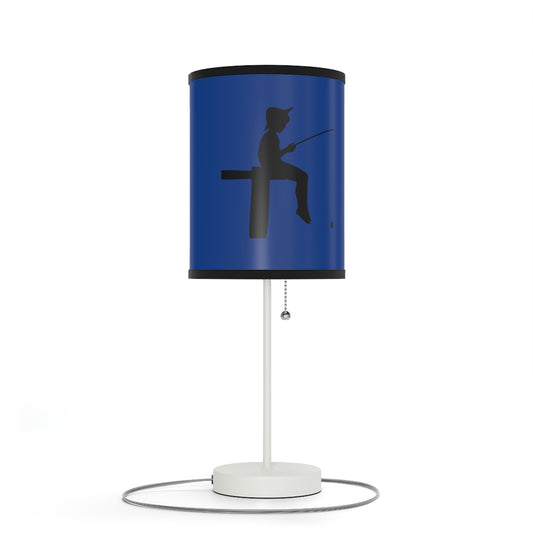Lamp on a Stand, US|CA plug: Fishing Dark Blue