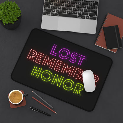 Desk Mat: Lost Remember Honor Black