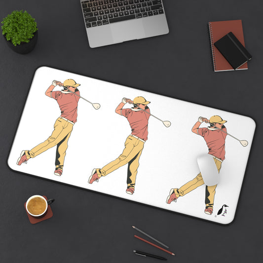 Desk Mat: Golf White