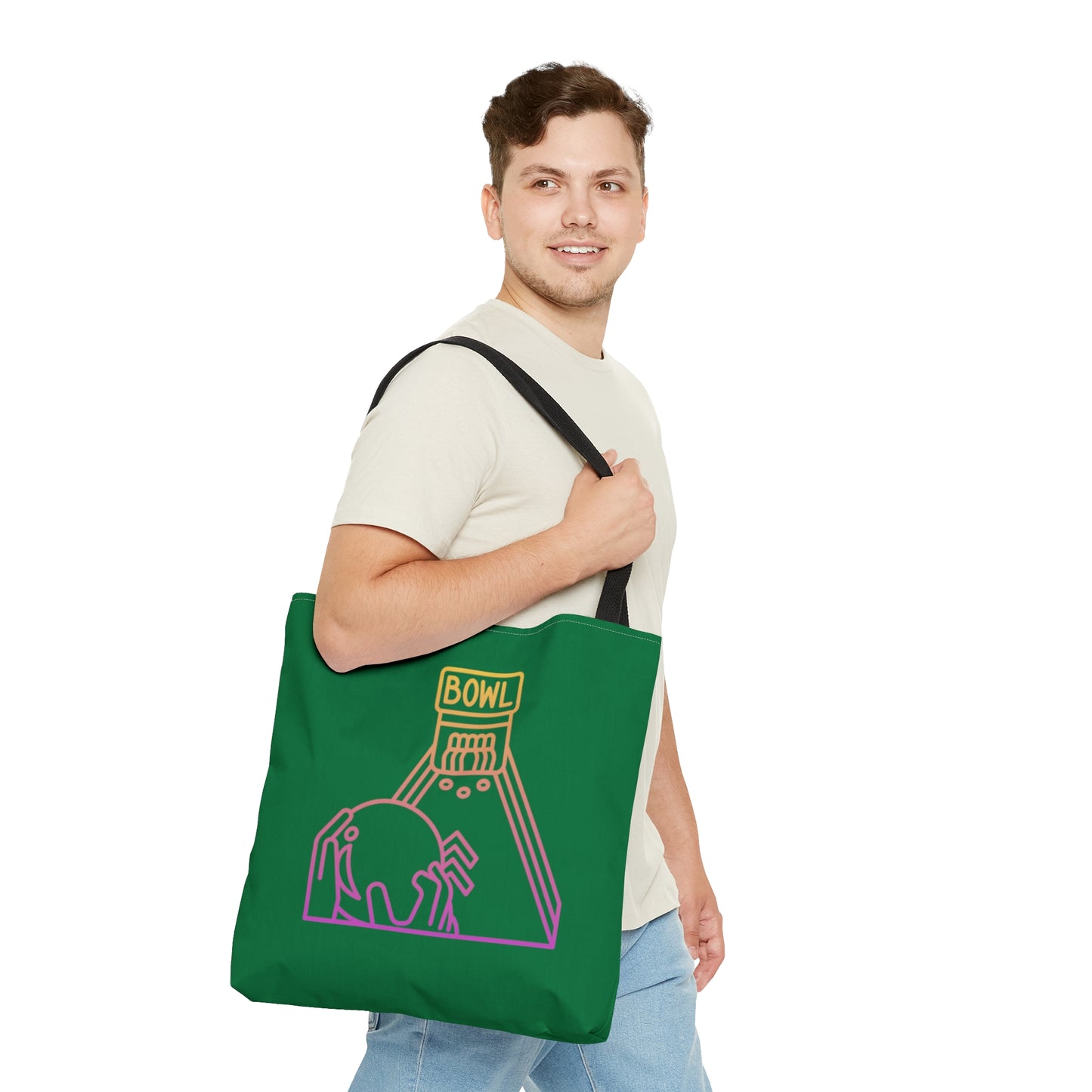 Tote Bag: Bowling Dark Green