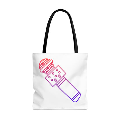 Tote Bag: Music White