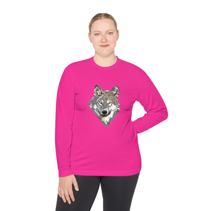 Lightweight Long Sleeve Tee: Wolves #2